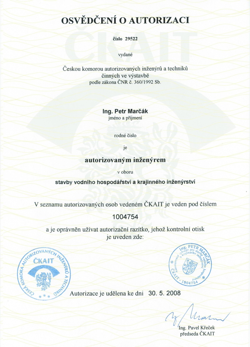 Ing. Petr Mar��k